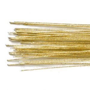 Culpitt Floral Wire Gold set/50 - 24 gauge - 1384GLD