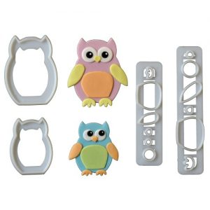 FMM Mummy and Baby Owl Cutter Set/4