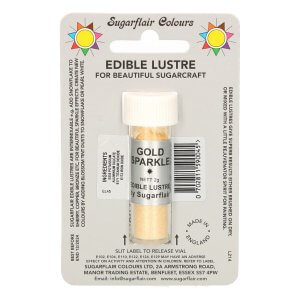 Sugarflair Edible Lustre Gold Sparkle