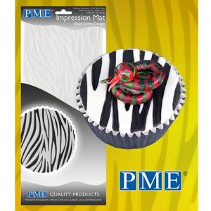 PME Impression Mat Bold Zebra Design