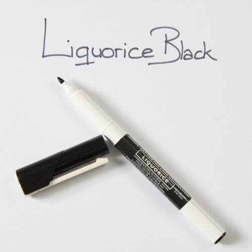 Aanvankelijk blozen Negen Sugarflair Sugar Art Pen Liquorice Black - Traktaartie