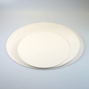Wit vetvrij taartkarton rond 22 cm