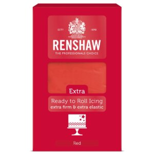 Renshaw Rolfondant Extra 1kg Rood