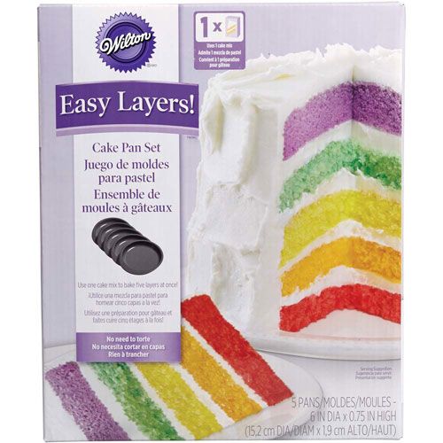 kalf Individualiteit Stap Wilton Cake Pan Easy Layers -15cm- Set/5 - Traktaartie