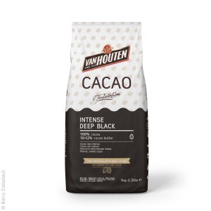 Van Houten intense Deep Black cacaopoeder 1 kilo