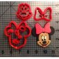 3D Koekjes uitsteker Minnie Mouse