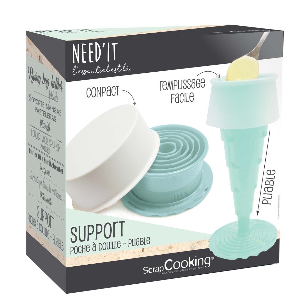 ScrapCooking Needít Piping Bag Holder Traktaartie