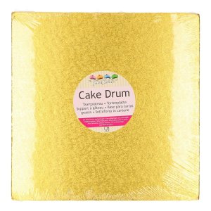 FunCakes Cake Drum Vierkant 30,5 cm Goud
