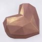 Chocolade Holvorm Diamanten Hart 13,5 x 15 x 4 cm