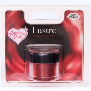 RD Edible Lustre Metallic Ruby Red 3gr